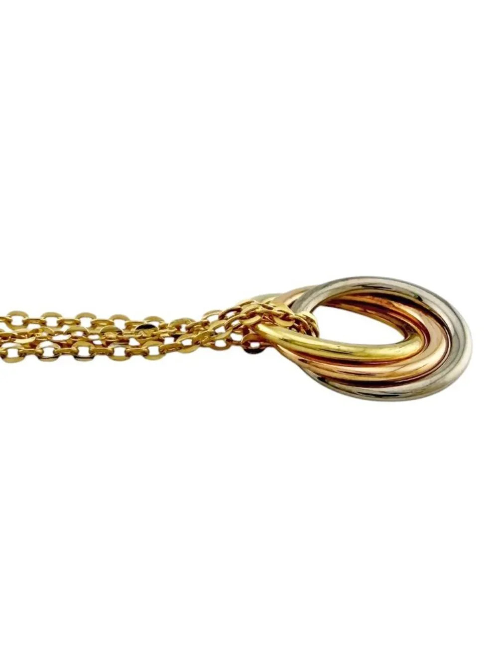 Cartier Sweet Trinity Necklace 18k Yellow Gold Vintage